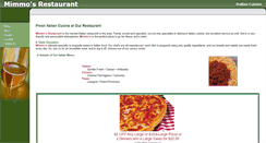 Desktop Screenshot of mimmosrestaurant.com